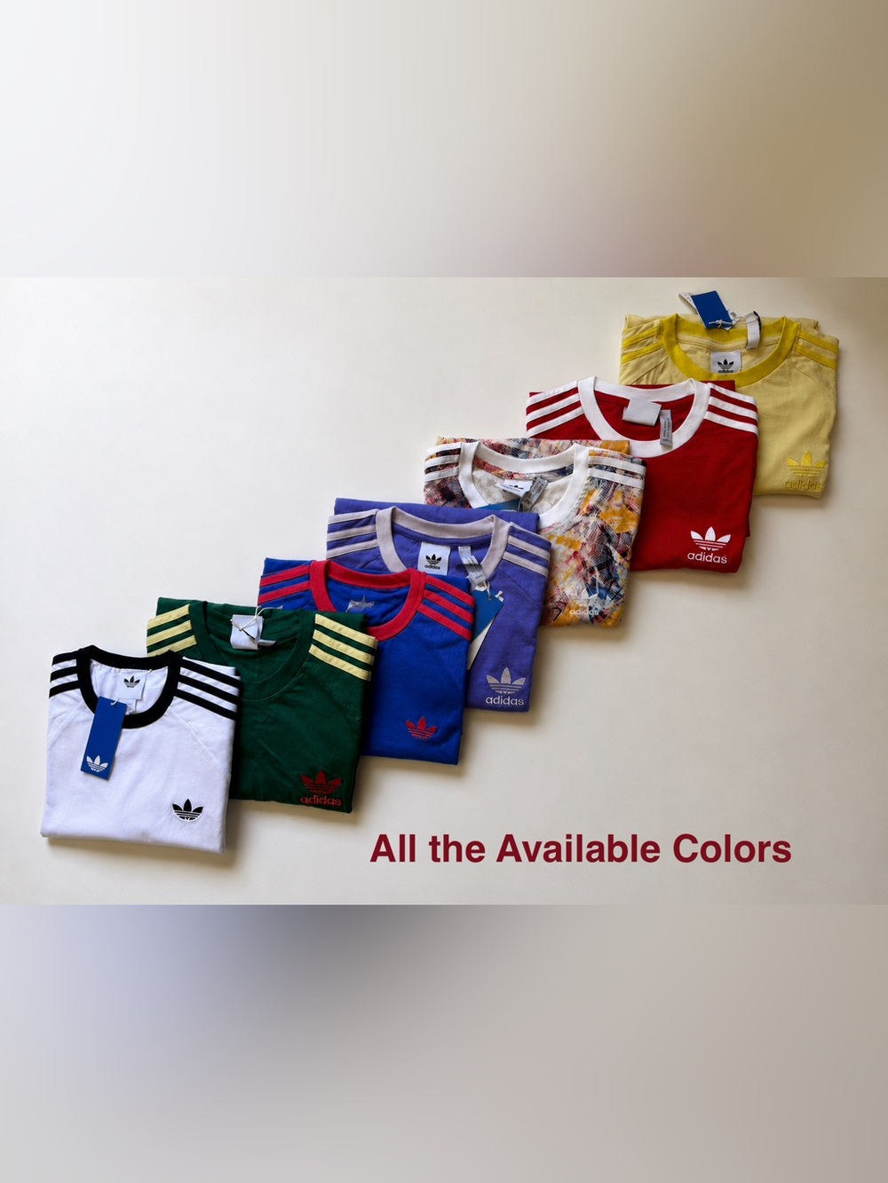 Adidas Originals [M-2XL] Ringer 3- Stripes Tee, Blue/Red KE3531 - Picture 2 of 8
